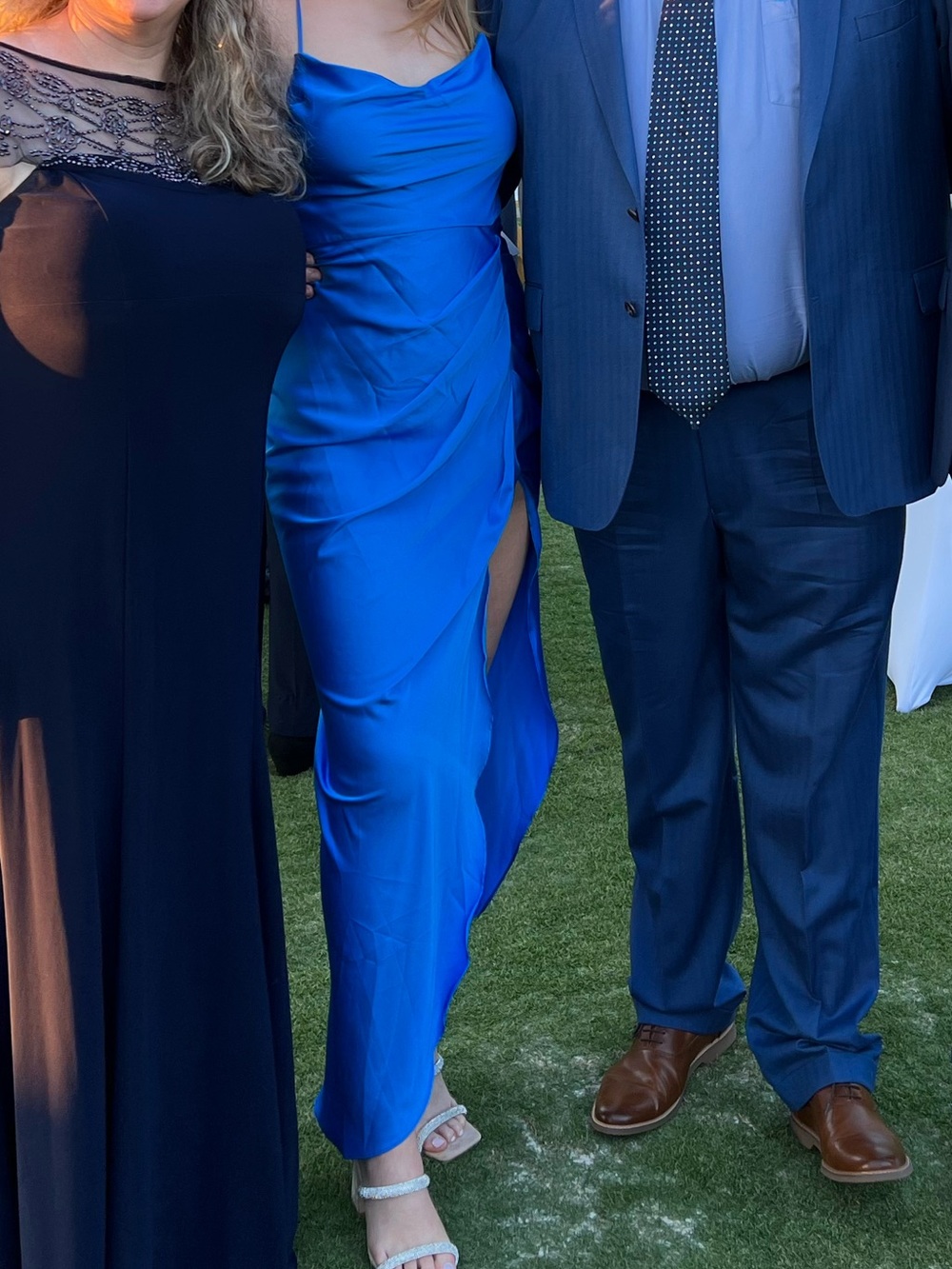 Long Formal blue dress